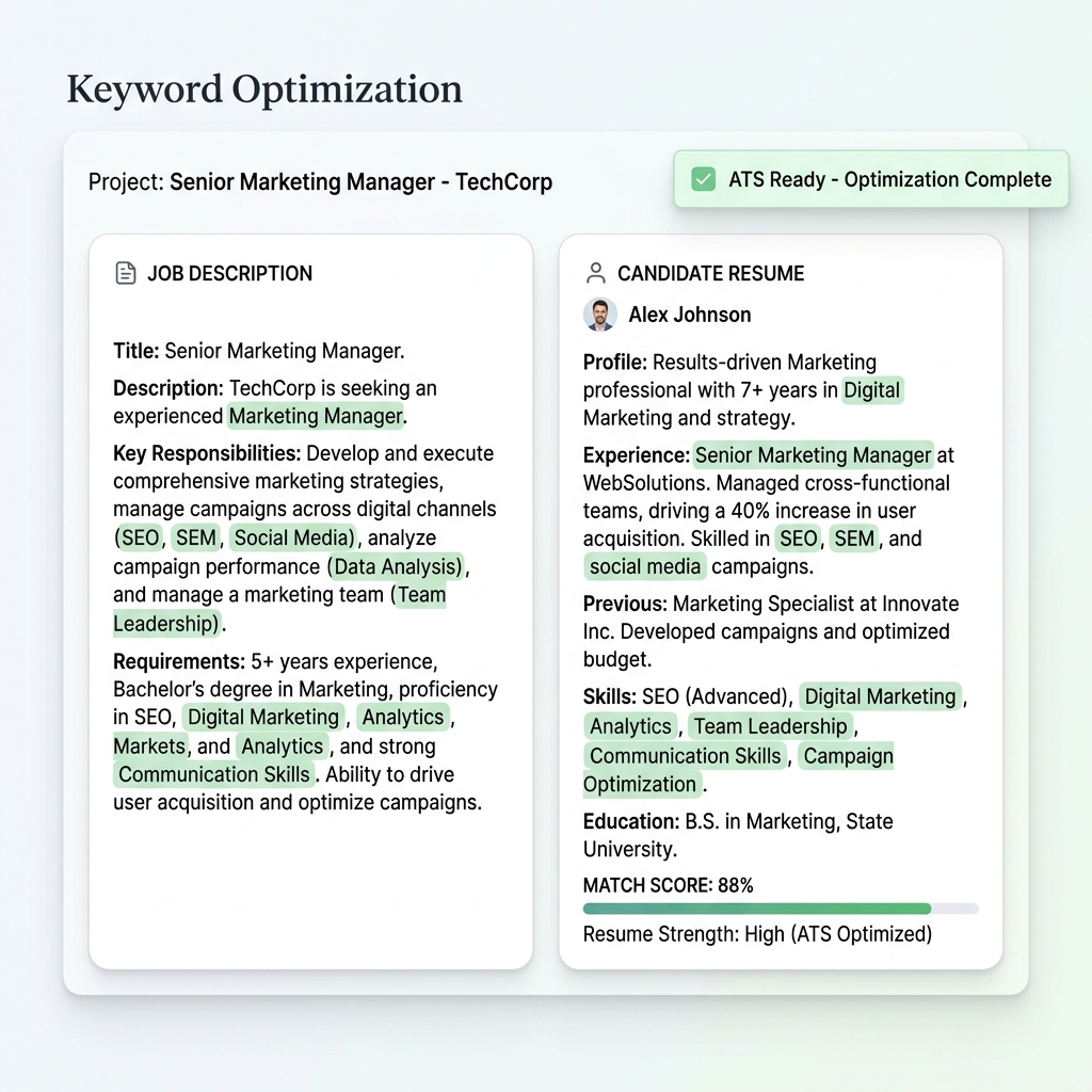 Keyword Optimization